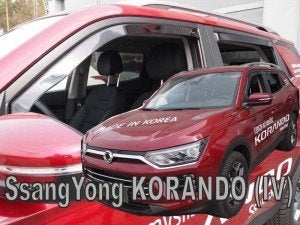 Ssangyong zijwindschermen donker getint pasvorm oa Rexton, Ophalen of Verzenden, Nieuw