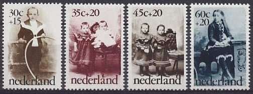 Nederland NVPH nr 1059/62 postfris Kinderpostzegels 1974, Postzegels en Munten, Postzegels | Nederland, Ophalen of Verzenden, Na 1940