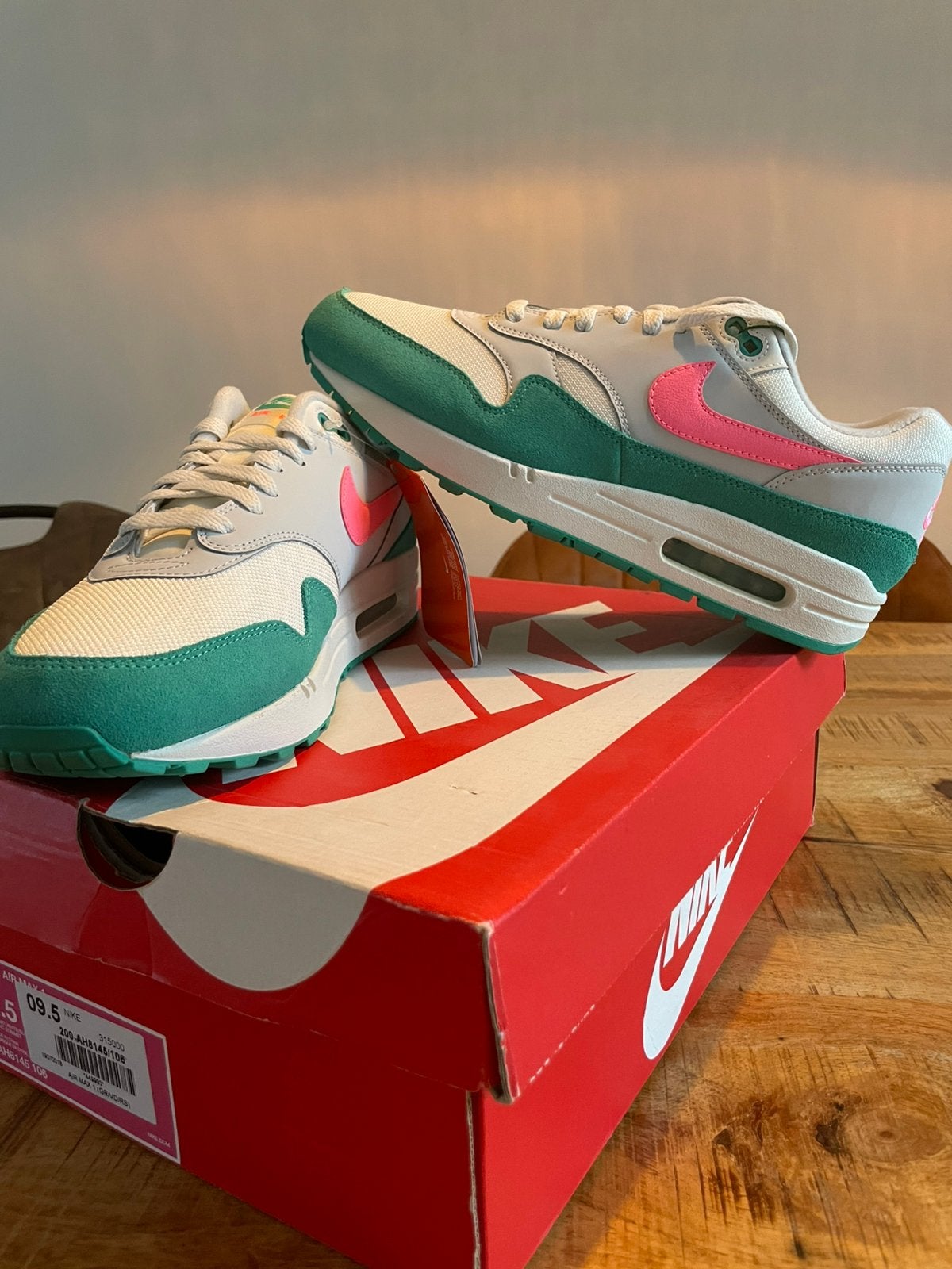 Nike Air Max 1 Watermelon! Nieuw! Maat 43! OG, Kleding | Heren, Schoenen, Overige kleuren, Nieuw, Ophalen of Verzenden, Sneakers of Gympen