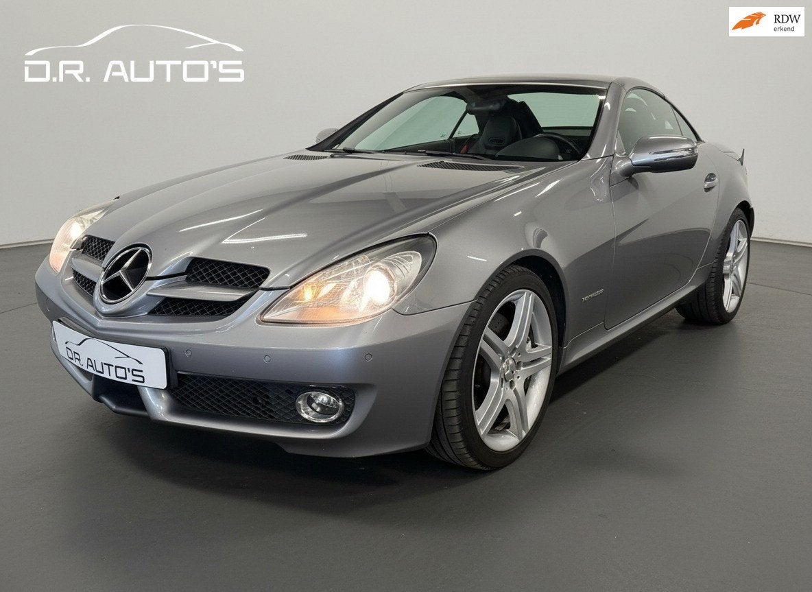 Mercedes-Benz SLK-klasse 200 K. Prestige Plus, Auto's, Automaat, Achterwielaandrijving, Zwart, 4 cilinders