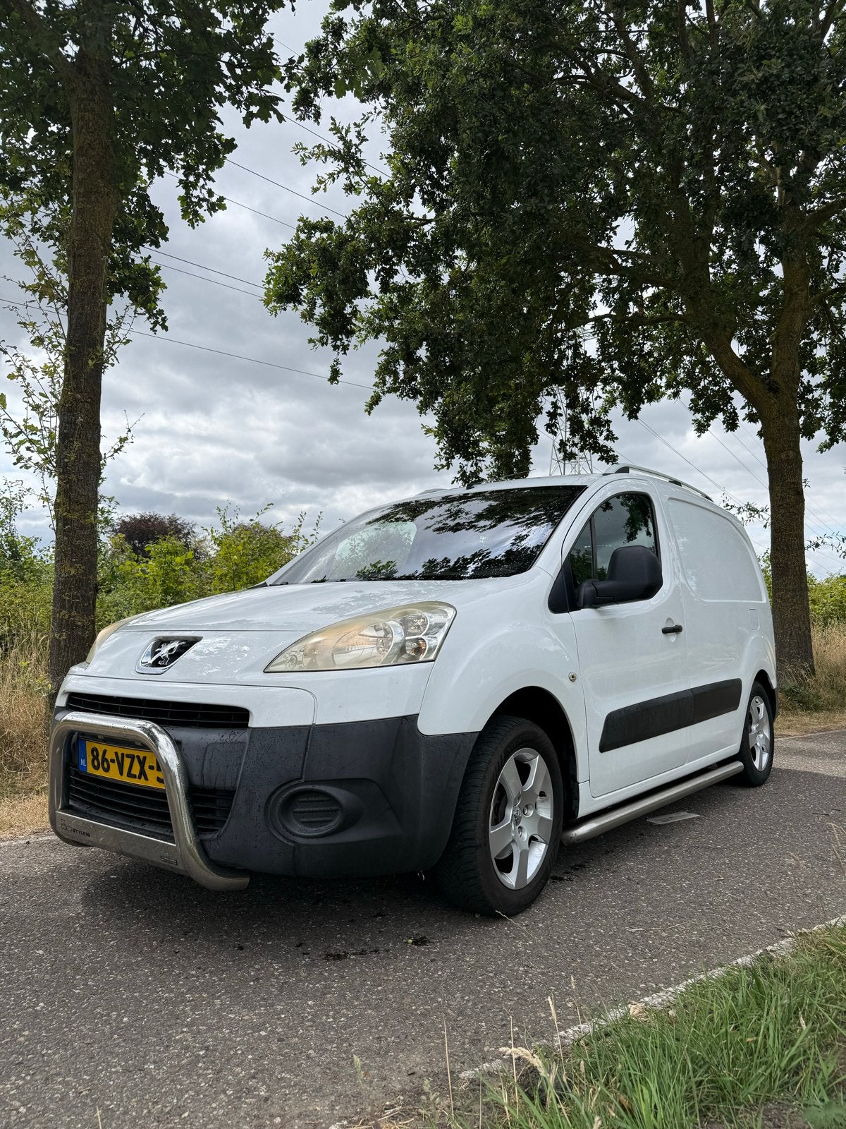 Peugeot Partner 1.6 HDI 55KW 120 L1 3PL 2009, Auto's, Voorwielaandrijving, Stof, 4 cilinders, Wit