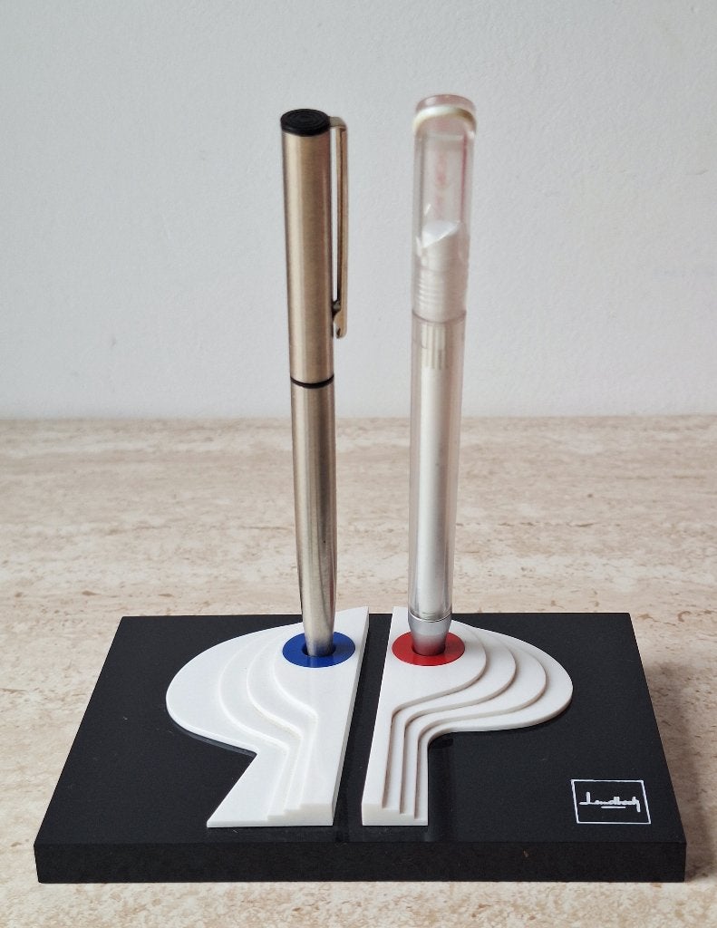 Vintage Lundbeck Denmark pennenhouder, Diversen, Bureau-accessoires, Ophalen of Verzenden