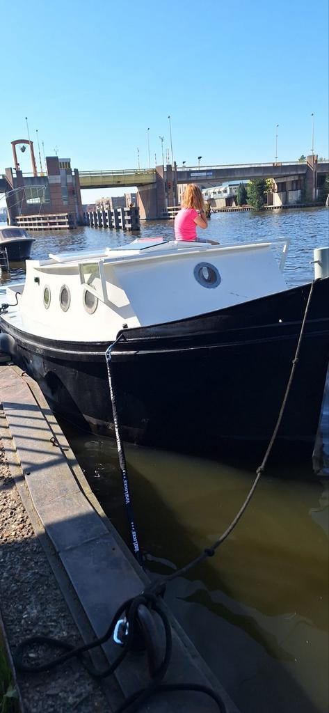 Mooie Stalen Werkboot /sleper/opduwer plezierboot, Watersport en Boten, Ophalen of Verzenden, Gebruikt