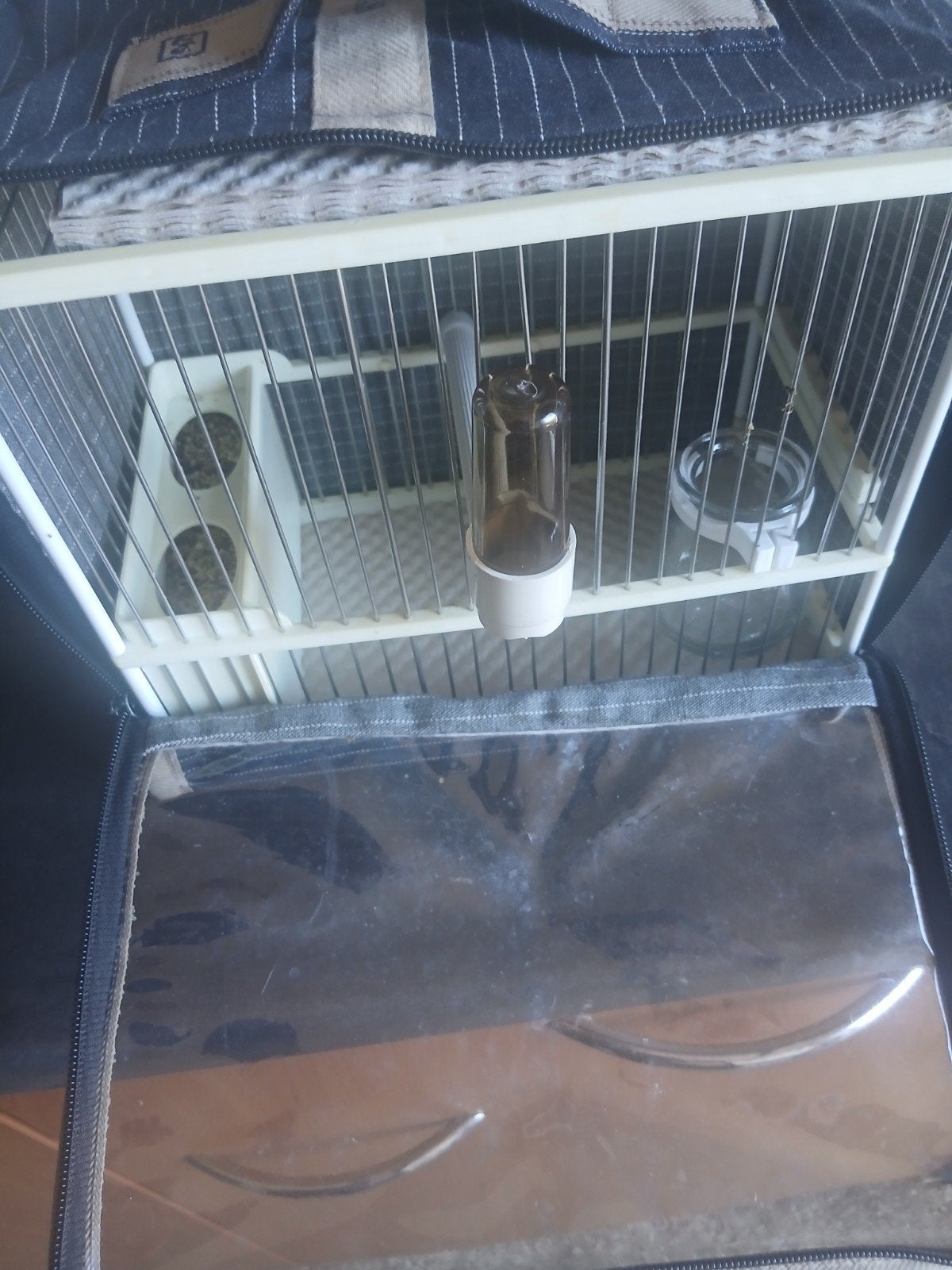 Putter kooitje compleet, Dieren en Toebehoren, Ophalen, Zo goed als nieuw, Aluminium, Vogelkooi