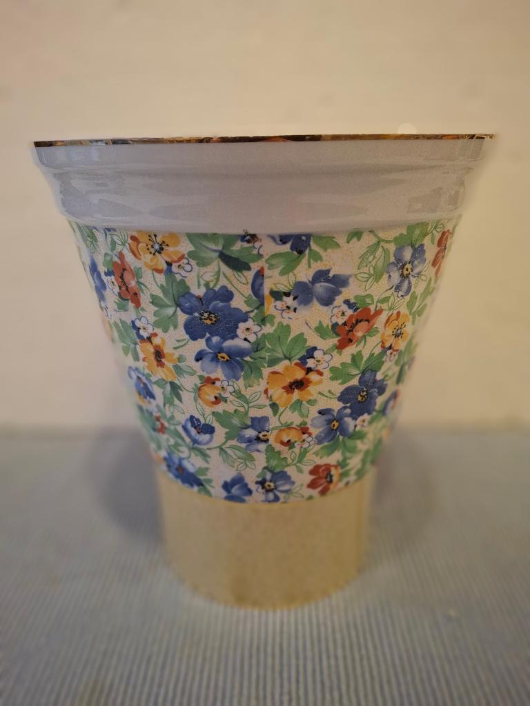 Societe Ceramique - Millefleurs - mooi aardewerk bloempotje, Ophalen of Verzenden