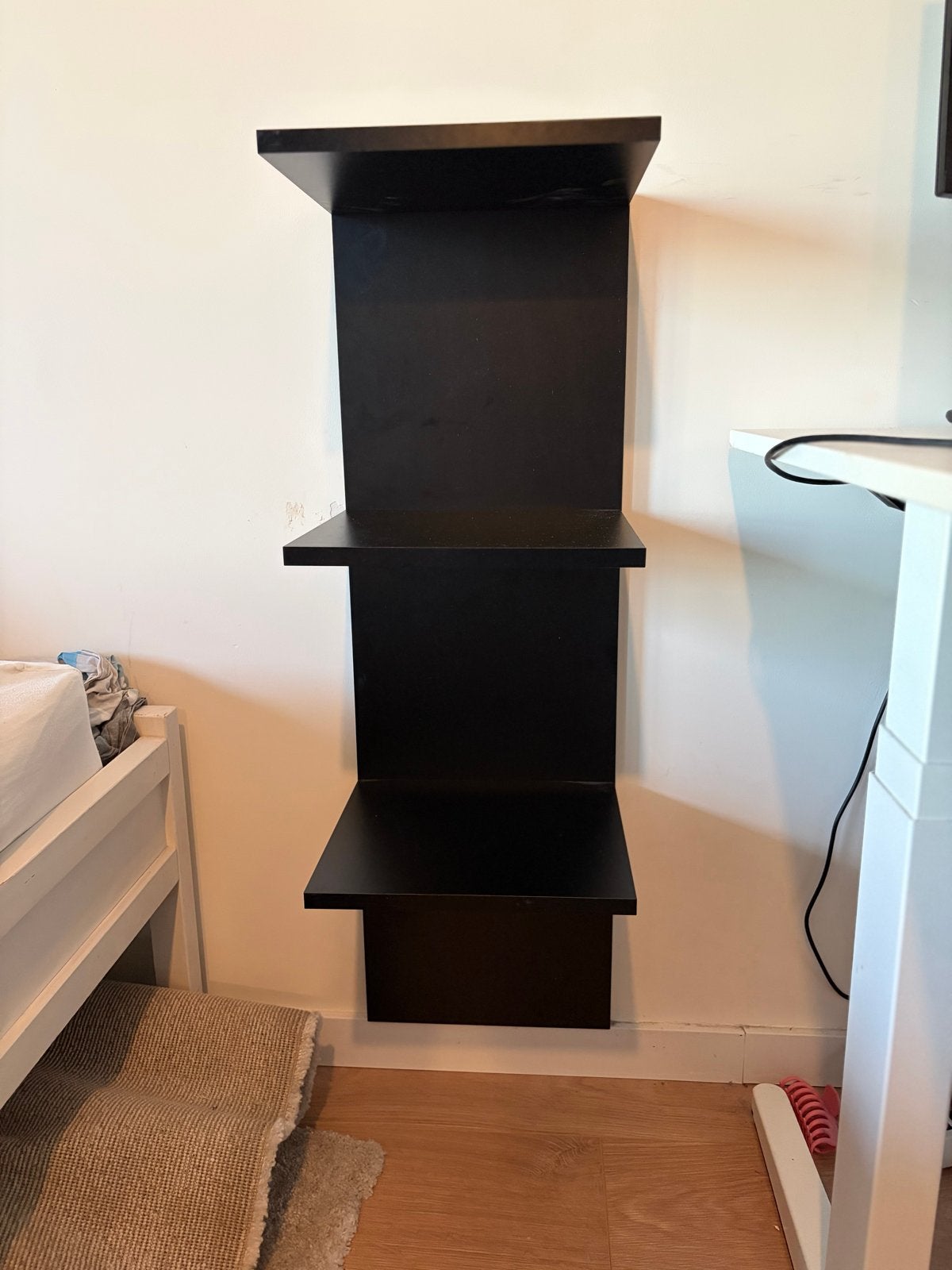 IKEA multifunctioneel wandrek - Zwart, Ophalen, Gebruikt