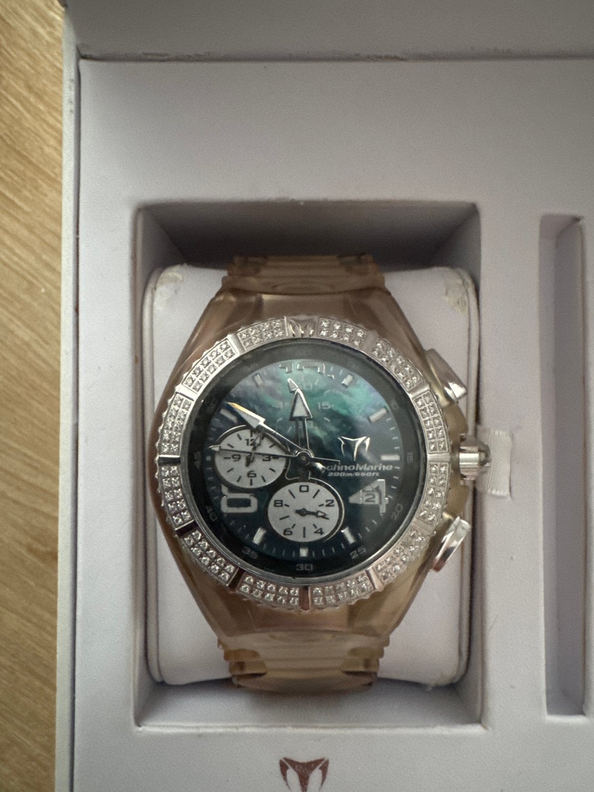TechnoMarine cruise Polshorloge met Diamanten, Overige merken, Overige materialen, Polshorloge, Kunststof