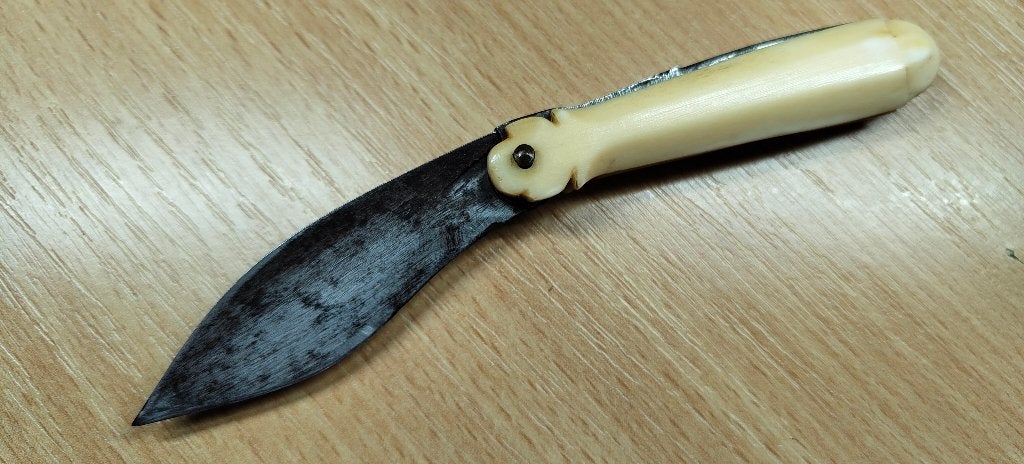 zakmes Lontar/Chettiar Scribe Knife 19th century, Verzenden, Gebruikt
