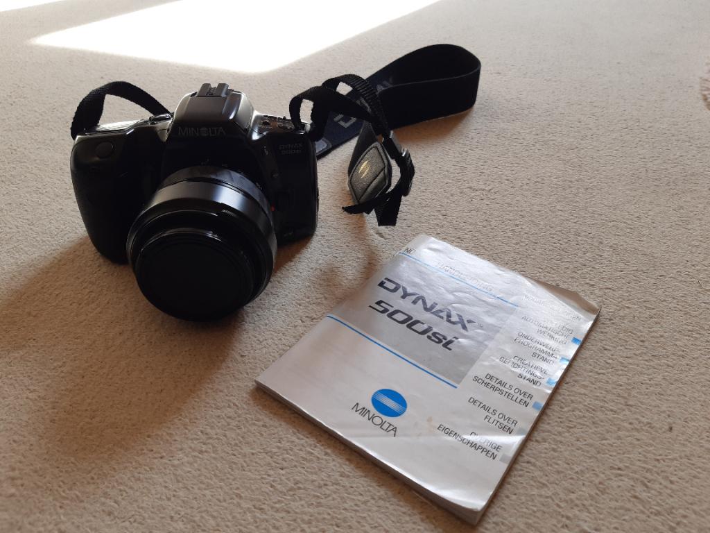 Analoog fotocamera Minolta 35 -105, Ophalen, Zo goed als nieuw, Spiegelreflex, Minolta