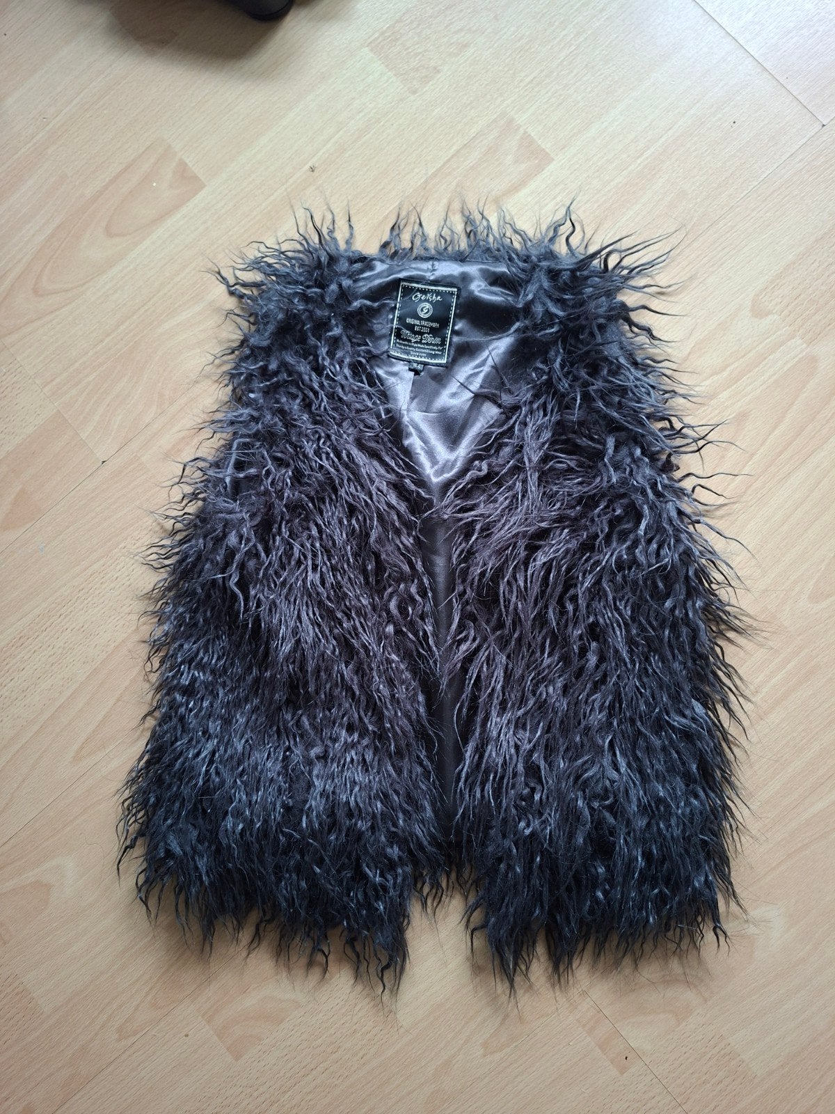Geisha Faux Fur Gilet - Grijs, maat 164, Ophalen of Verzenden, Zo goed als nieuw, Grijs