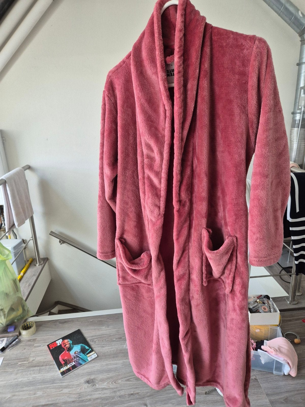 Roze badjas Ten Cate, maat S, Ten Cate, Ophalen of Verzenden, Gedragen