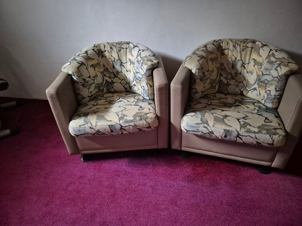 Leolux decada fauteuils 2, Ophalen, Gebruikt, Minder dan 75 cm, Design