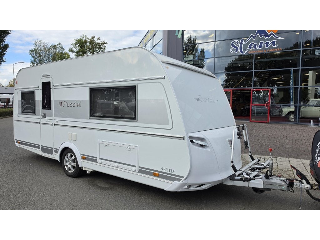 Tabbert Puccini 480 TD leveller systeem mover, Caravans en Kamperen, Fietsenrek, Rondzit, Tabbert, Overige typen