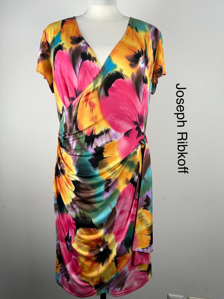 Joseph Ribkoff Jurk  (mt: 46) UL/75, Joseph Ribkoff, Joseph Ribkoff, Zwart, Maat 46/48 (XL) of groter
