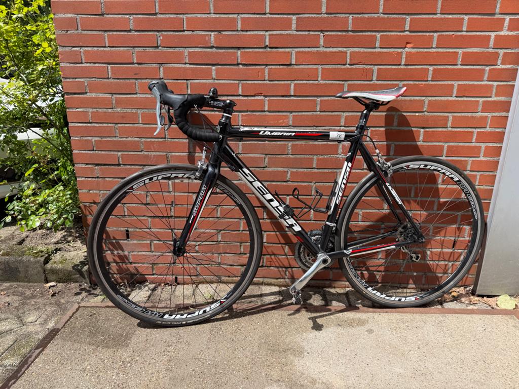 Sensa Umbria racefiets, Fietsen en Brommers, Fietsen | Racefietsen, 28 inch, Aluminium, Zo goed als nieuw, Meer dan 20 versnellingen