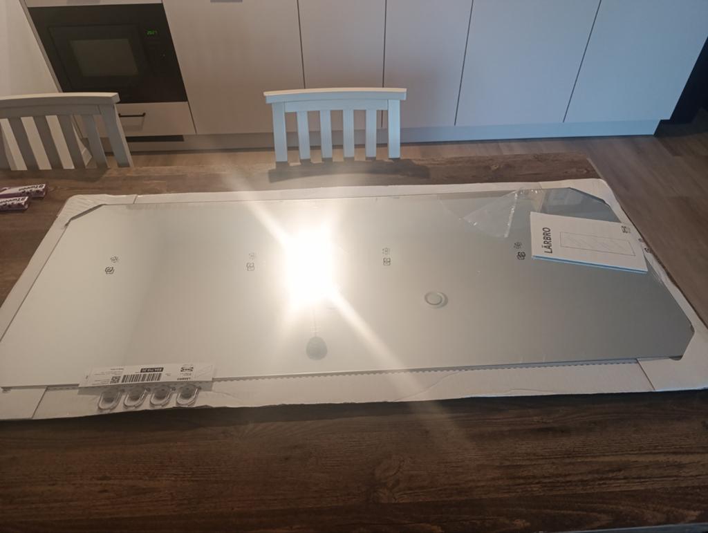 Nieuwe IKEA LÄRBRÖ spiegel - nog in verpakking, Ophalen, Nieuw, 75 tot 100 cm, 150 tot 200 cm