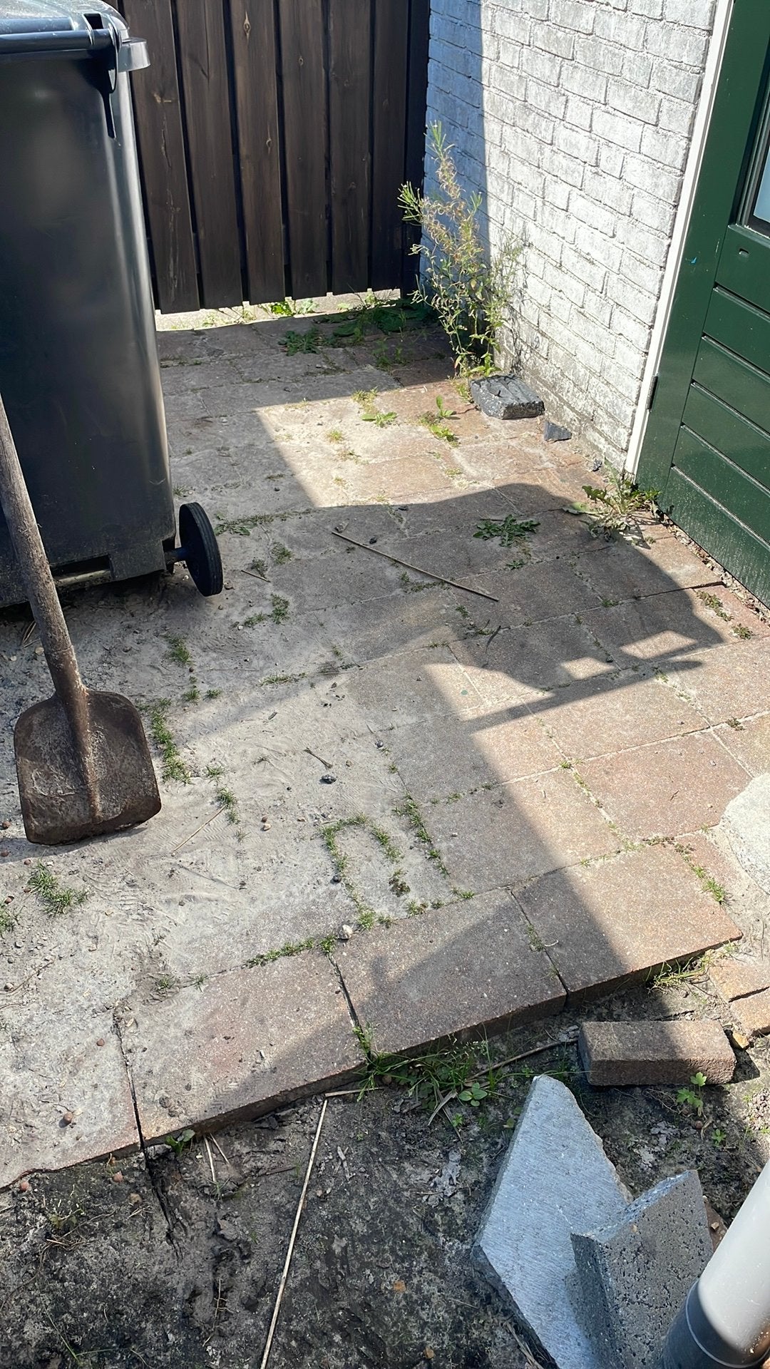 Bestrating 3x3m gratis stenen klikkers, Tuin en Terras, Ophalen, Beton, Klinkers