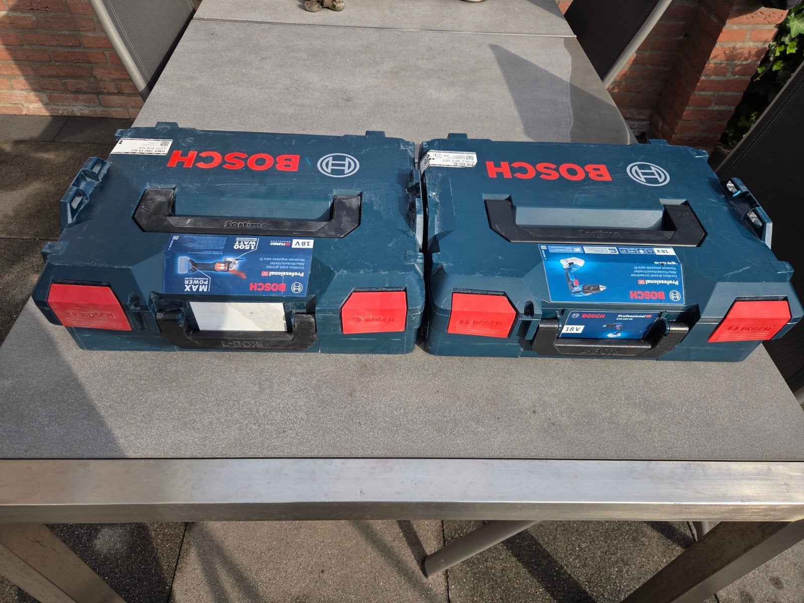 3 stuks Bosch L-Boxx koffers type 136 stapelbaar, Ophalen of Verzenden, Gebruikt