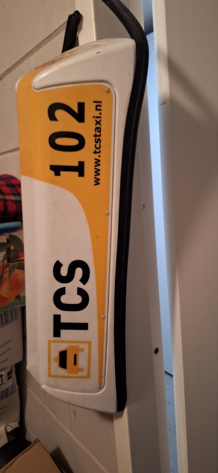 TCS Taxi Dakbord met Magneten - Nummer 102, Ophalen of Verzenden, Gebruikt
