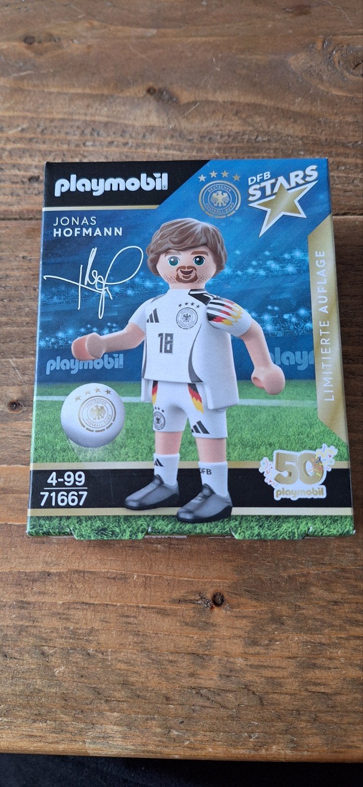 Playmobil DFB Stars Jonas Hofmann Limited Edition 71667, Complete set, Nieuw, Ophalen of Verzenden, Figuren