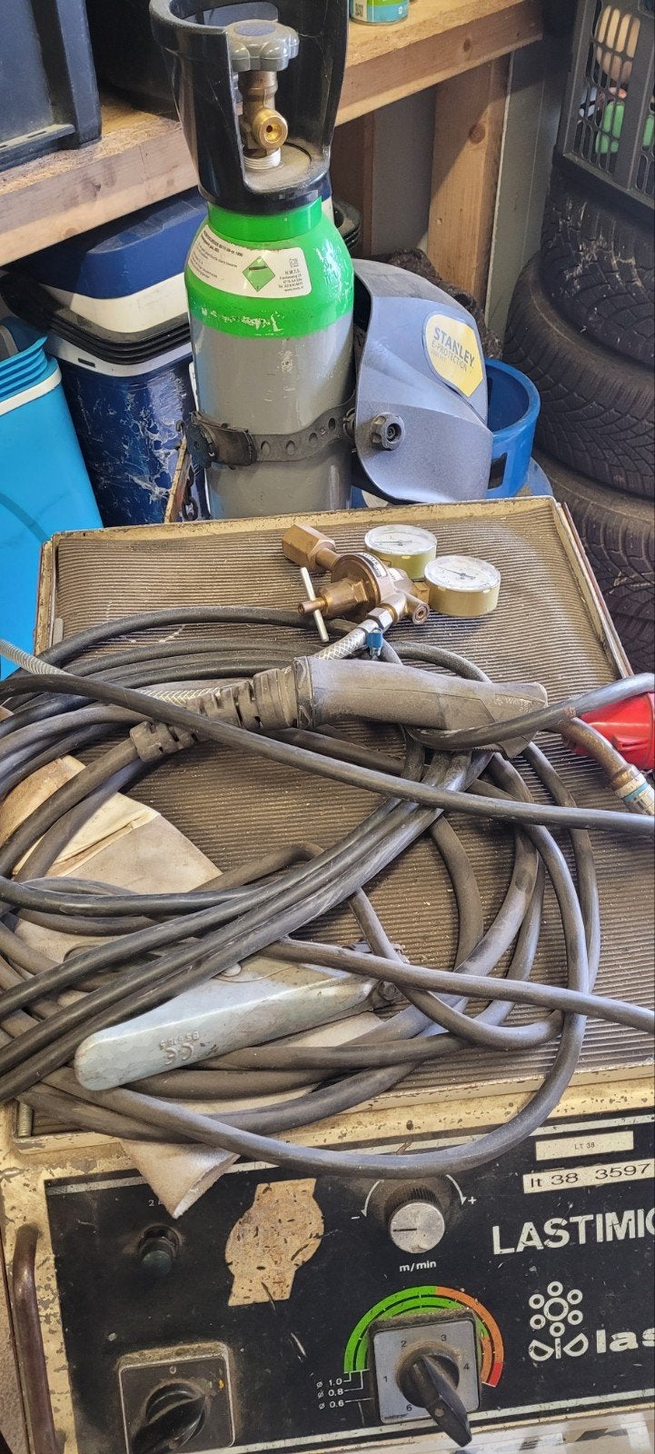 Complete Lastek Lastimig 275 lasapparaat met fles, Doe-het-zelf en Verbouw, Gereedschap | Lasapparaten, Ophalen of Verzenden
