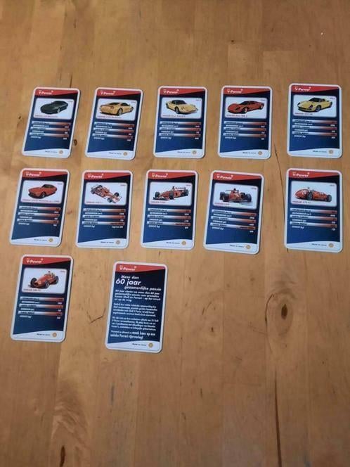 SHELL V-POWER VERZAMELKAARTEN, Ophalen of Verzenden