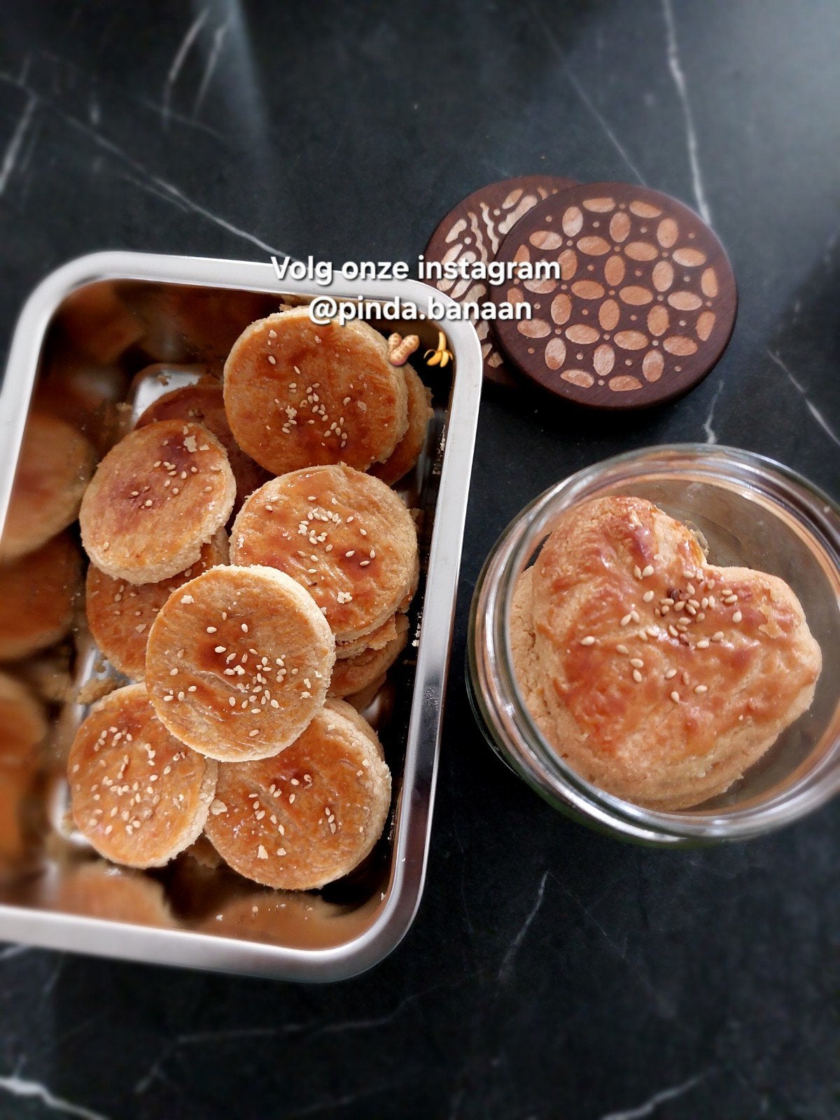 Heerlijke Indonesische Pinda Koekjes - Vers Gebakken, Ophalen of Verzenden