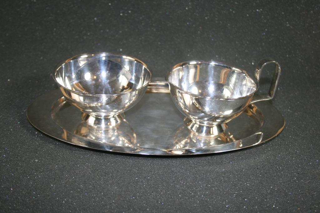 Verzilverd roomstel Gero 90, Ophalen of Verzenden