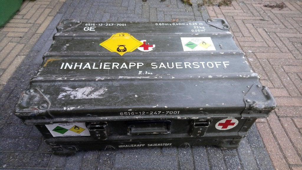 zuurstofkoffer, Ophalen, Gebruikt, Overige typen