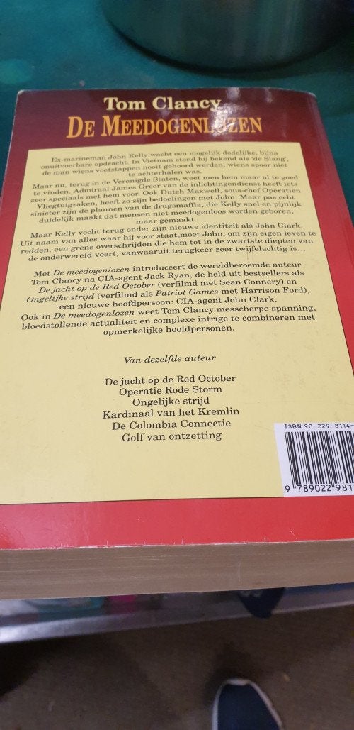 boek de meedogen-lozen , tom clancy, Boeken, Ophalen of Verzenden