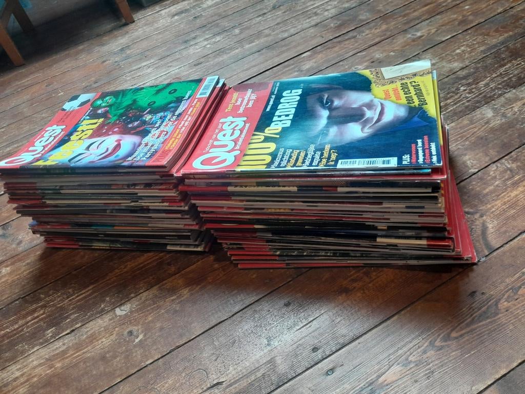 66x quest magazine, prima staat, ongeveer 5 jaargangen., Ophalen, Zo goed als nieuw, Wetenschap en Natuur