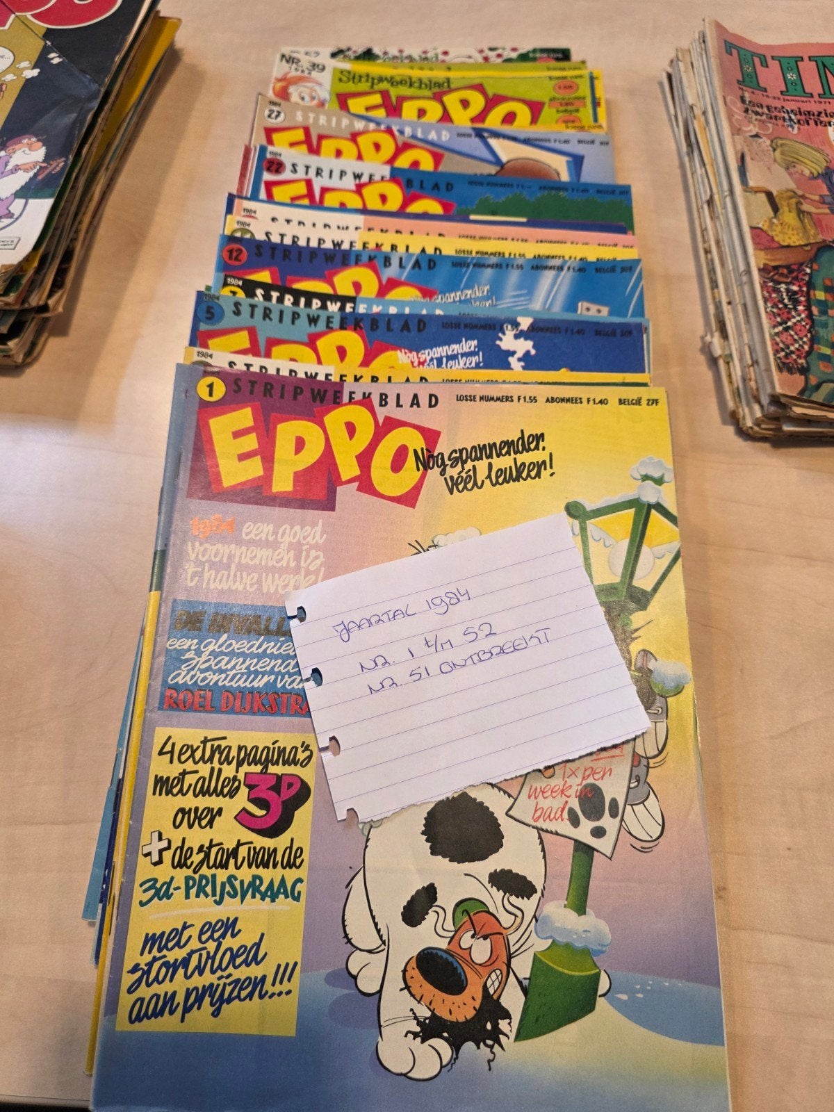 Eppo 1984 en 1977, Eén stripboek, Ophalen of Verzenden, Gelezen