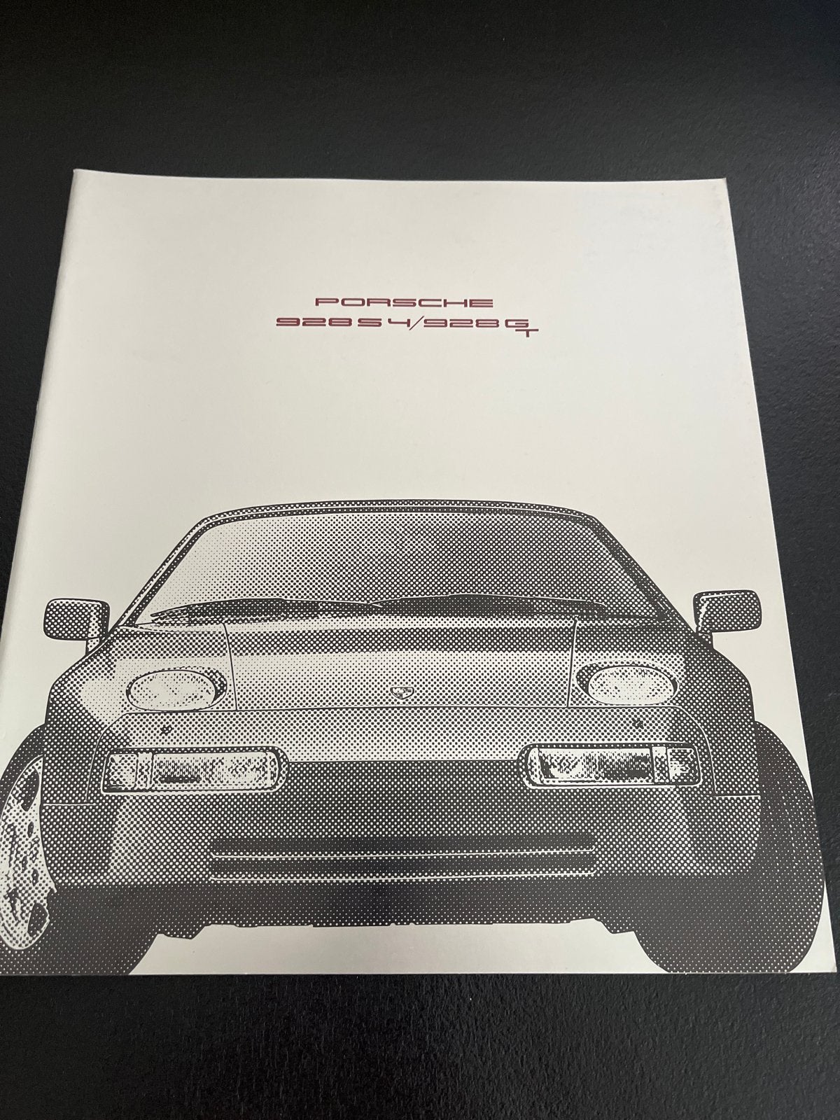 Porsche folder 1991 Duitstalig - 928 S4 / 928 GT, Ophalen of Verzenden, Gelezen, Porsche