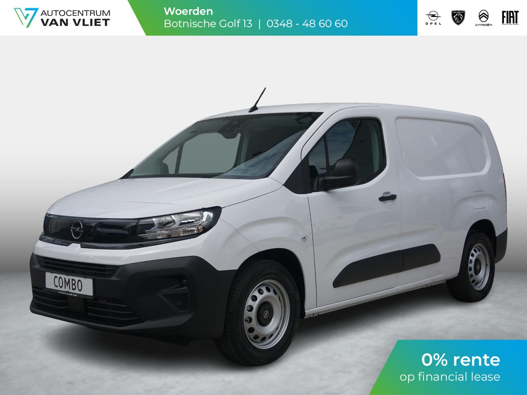 Opel Combo Electric L2 50kWh | 0% rente | camera | Apple Car, Parkeersensor, Met garantie (alle), Wit, Origineel Nederlands