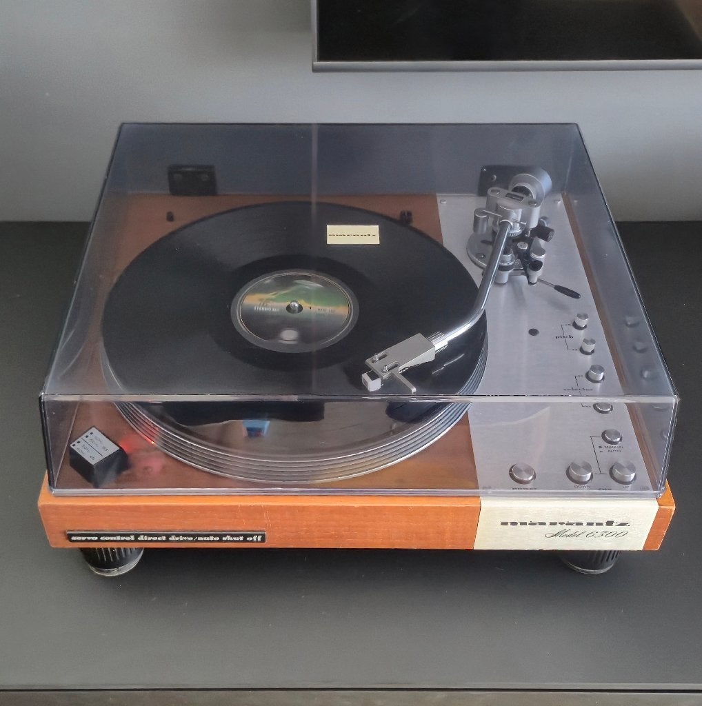 Marantz 6300 Platenspeler met Sony PUA-1600 arm Vintage HiFi, Audio, Tv en Foto, Platenspelers, Gebruikt, Pitch-regelaar, Platenspeler