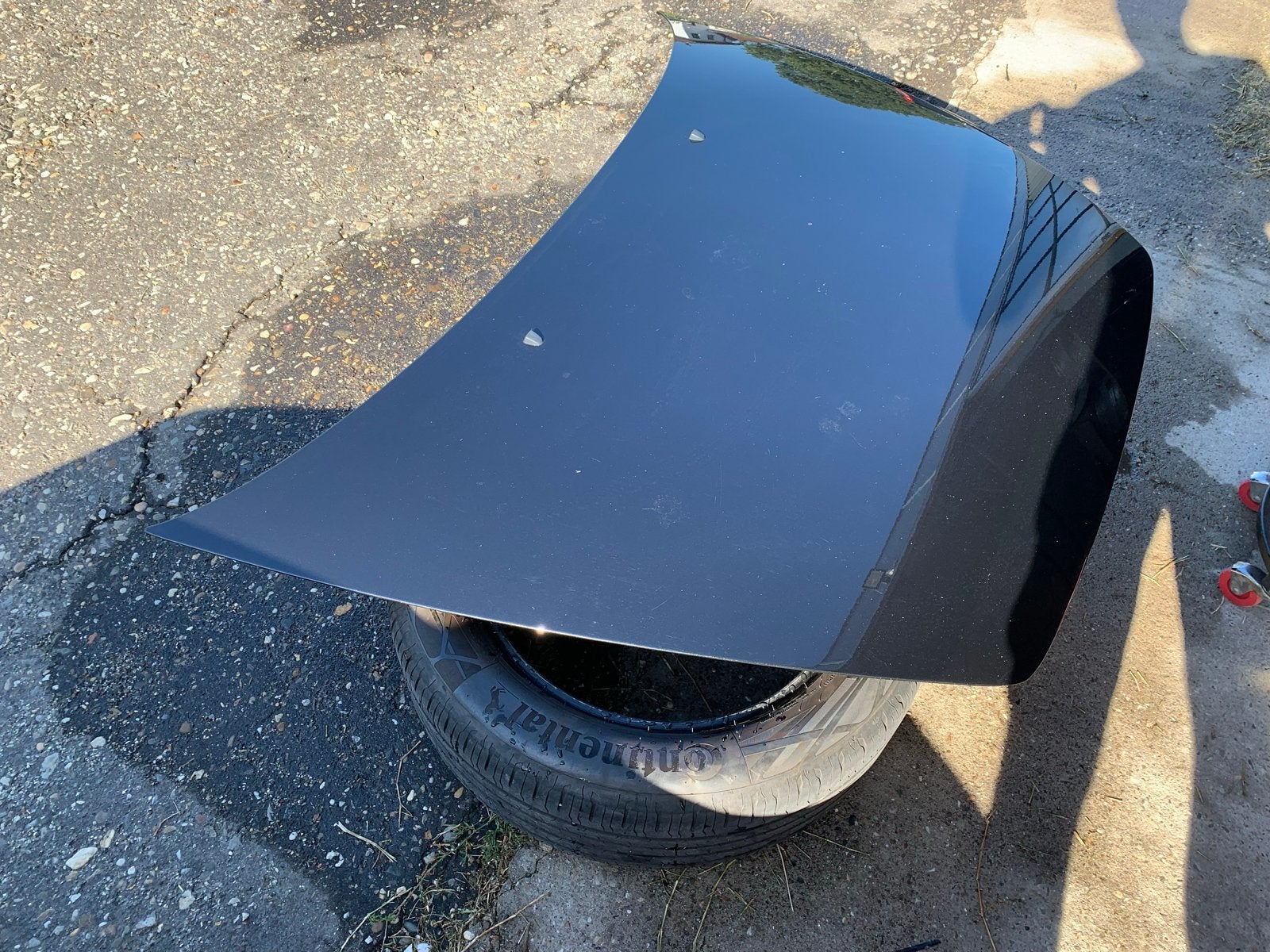Zwarte Motorkap voor Volvo V50 kleurcode 452, Ophalen, Gebruikt, Voor, Info@volvocars.com