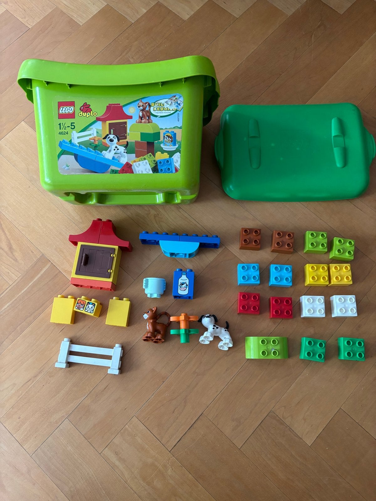 Lego Duplo 4624: Boerderij Dieren Starter Set, Gebruikt, Overige thema's, Overige typen, Ophalen of Verzenden