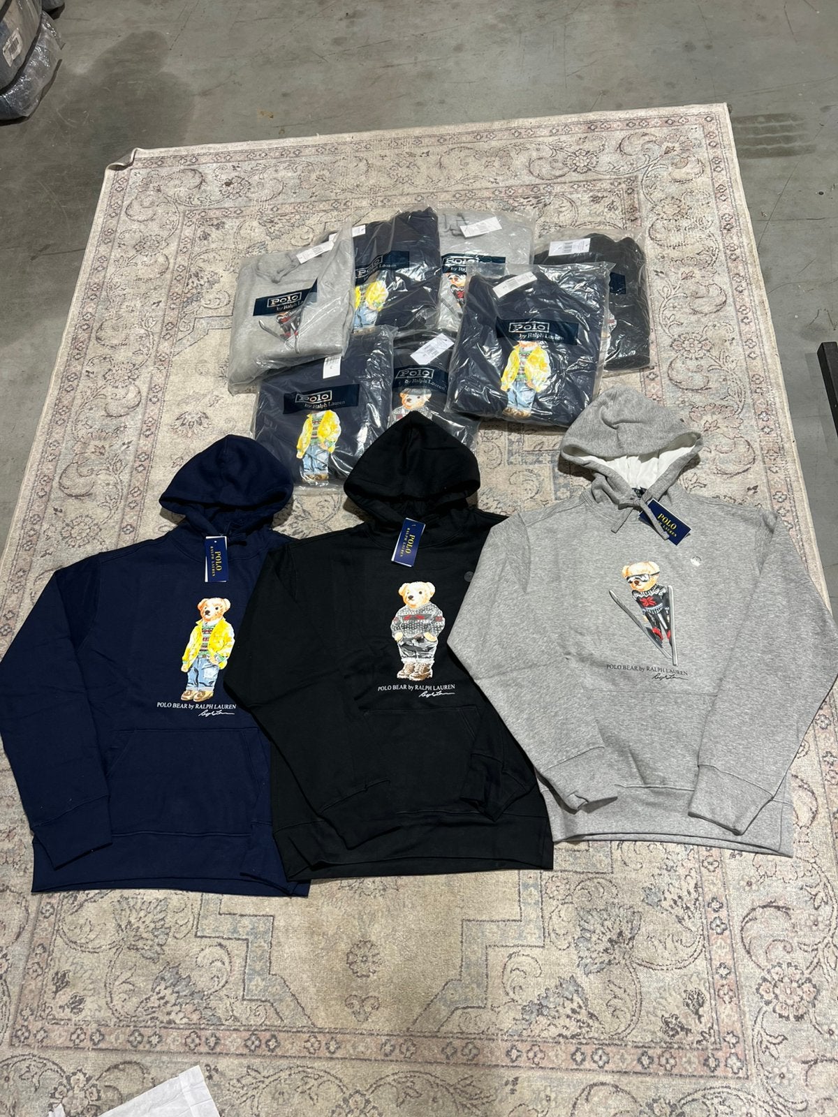 5x RALPH LAUREN BEER HOODIES NIEUW, Vintagie, Haulerwijk, Nieuw, Overige maten