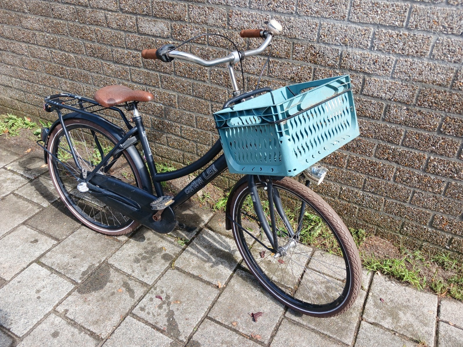 Cortina 4U 26 inch meisjes transport fiets, Fietsen en Brommers, 26 inch of meer, Terugtraprem, Gebruikt, Cortina U4 transportfiets