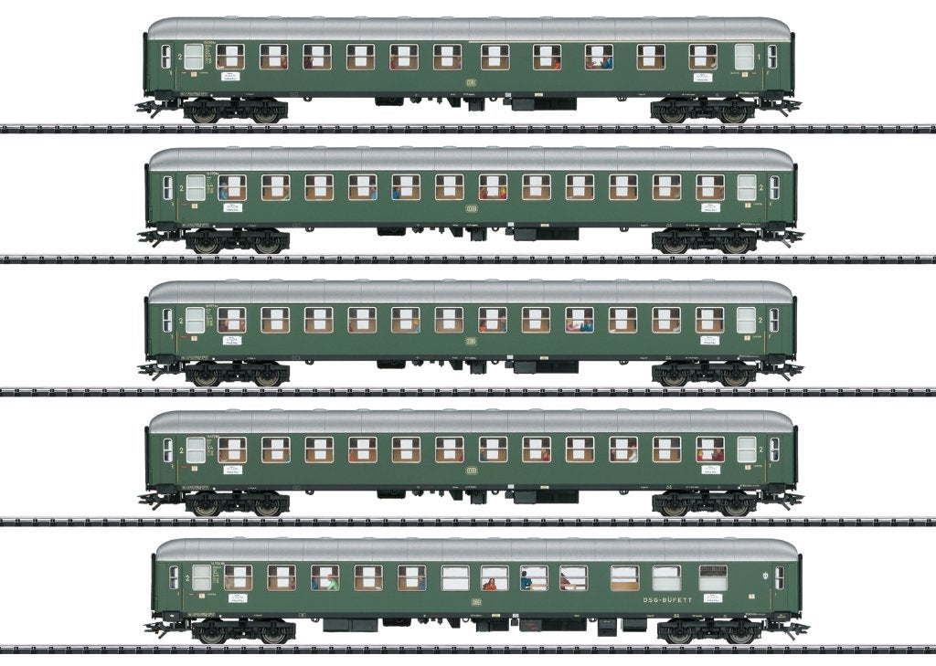 Trix 23132 - wagonset D96 - Isar - Rhone, Treinset, Gelijkstroom, Trix, Nieuw