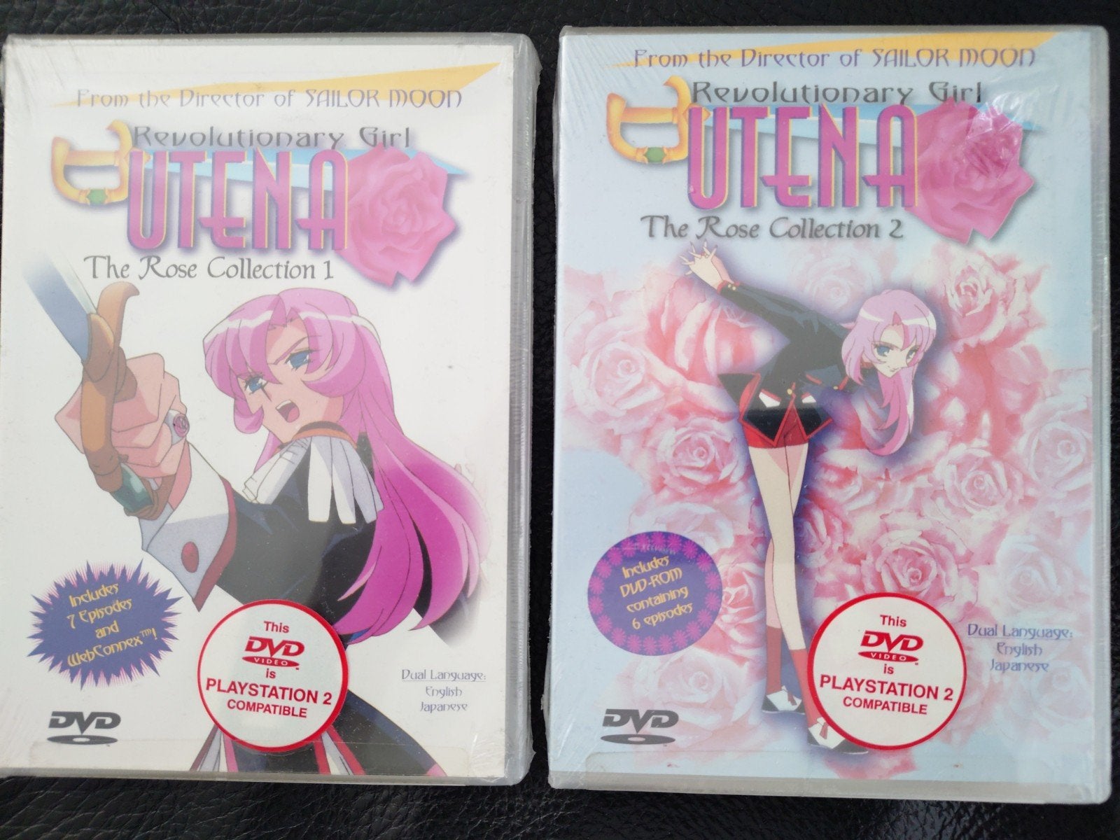 Revolutionary Girl Utena The Rose Collection 1 & 2 anime DVD, Engels, Tekenfilm, Eerste persing, Verzenden