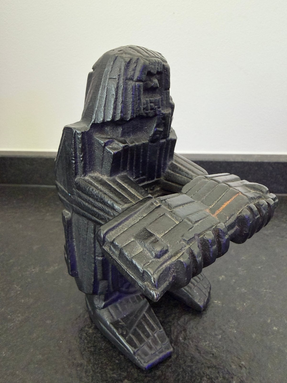 Gietijzeren sculptuur "Jätten Vist" door Calle Örnemark, Overige onderwerpen, Minder dan 20 cm, Ophalen of Verzenden, Beeld