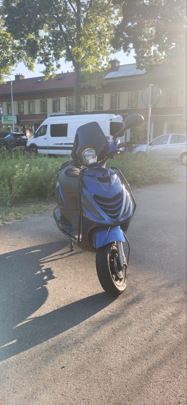 Piaggio Zip Scooter - Blauw, Goed Onderhouden, Ophalen, Piaggio, Gebruikt, Benzine