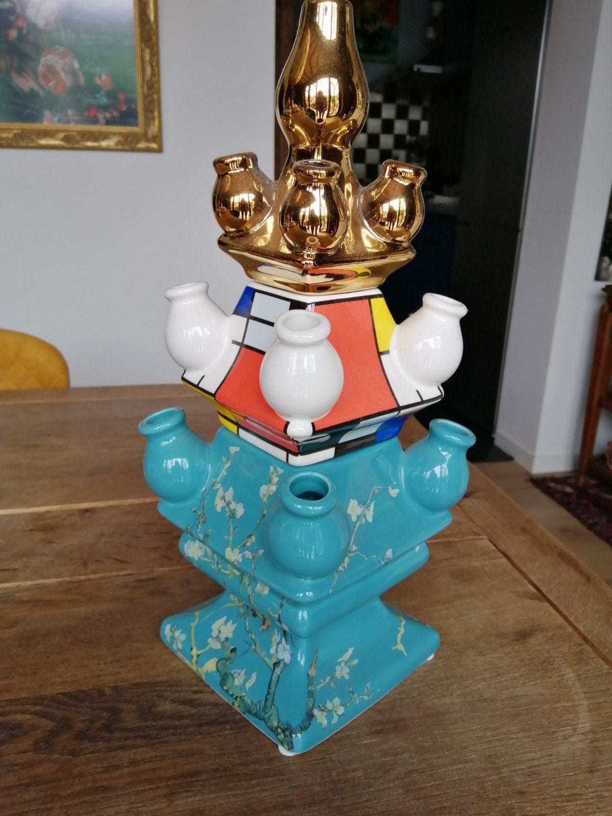 Heinen Delftsblauw Tulpenvaas - Onbeschadigd, Ophalen of Verzenden