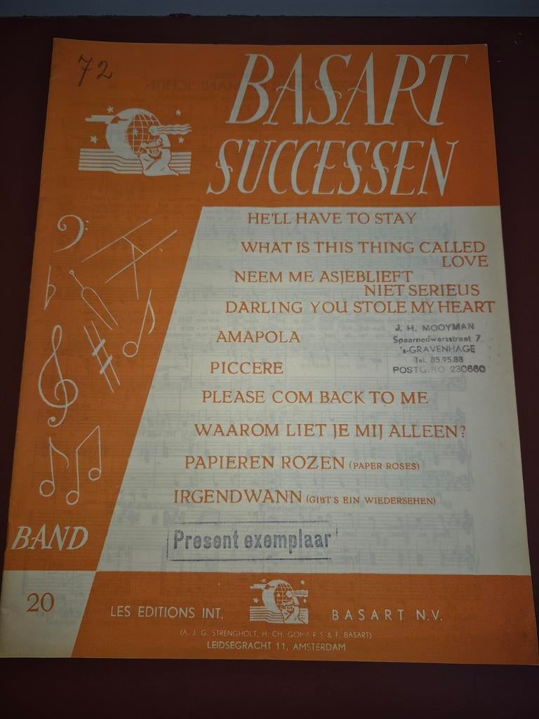 Basart Successen band no. 20, Ophalen of Verzenden, Zo goed als nieuw