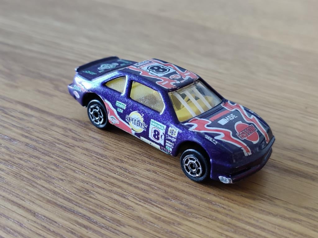 Majorette Stock Car PAARS, Hobby en Vrije tijd, Modelauto's | Overige schalen, Ophalen of Verzenden, Zo goed als nieuw, Auto