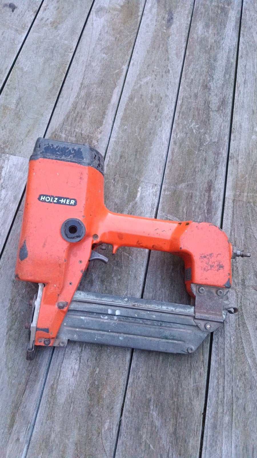 HOLZ-HER Pneumatische Nietmachine/Tacker - Gebruikt, Ophalen of Verzenden, Gebruikt