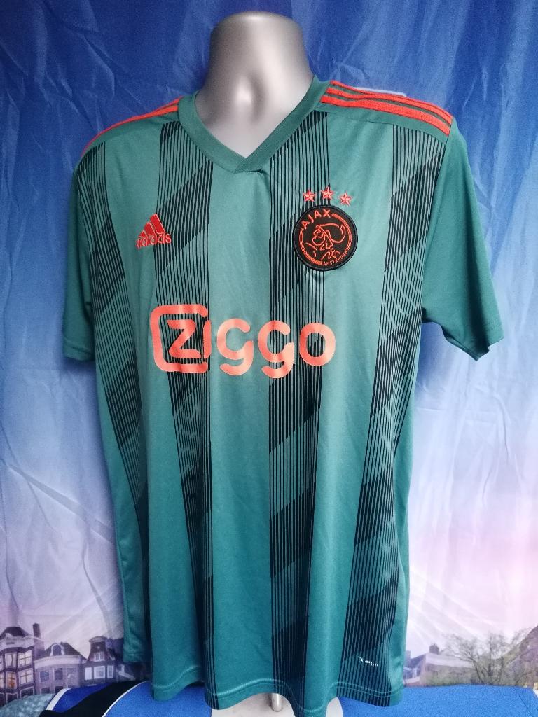 Ajax 2019-20 uit shirt maat L adidas, Sport en Fitness, Voetbal, Maat L, Ophalen of Verzenden, Gebruikt, Shirt