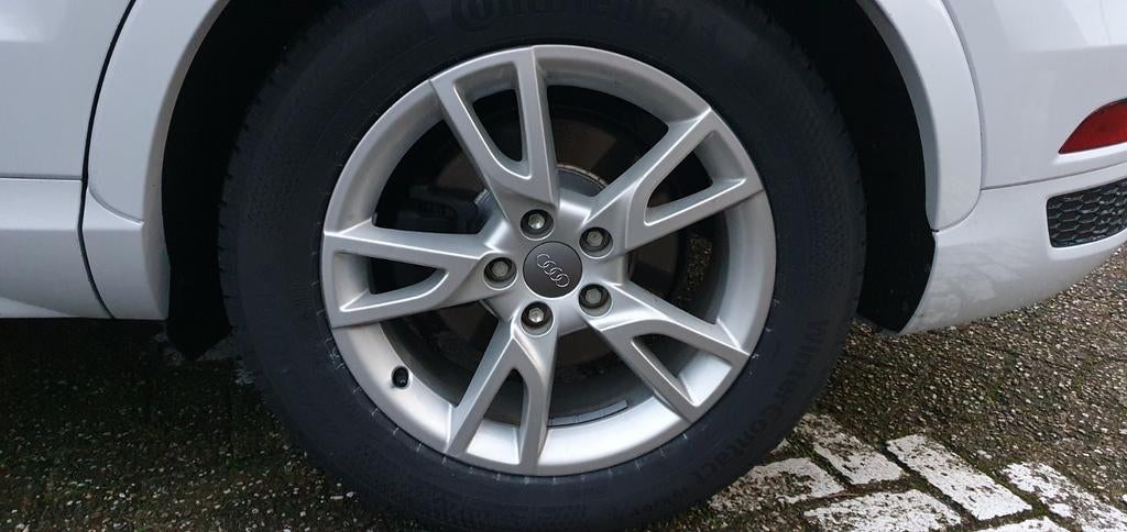 Lichtmetalen velgen met Continental winterbanden, Ophalen, 215 mm, 16 inch, Banden en Velgen