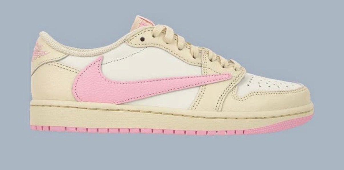 Nike Air Jordan 1 Low Travis Scott x Fragment Roze, Ophalen of Verzenden, Nieuw, Roze, Sneakers of Gympen